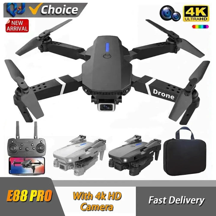 AeroX E88 Pro – Ultimate Foldable 4K FPV RC Drone for Epic Aerial Adventures!