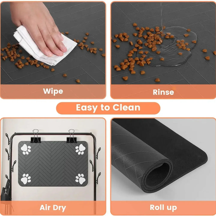 Impeccable Feeding for Your Pet: Absorbent and Waterproof Mat