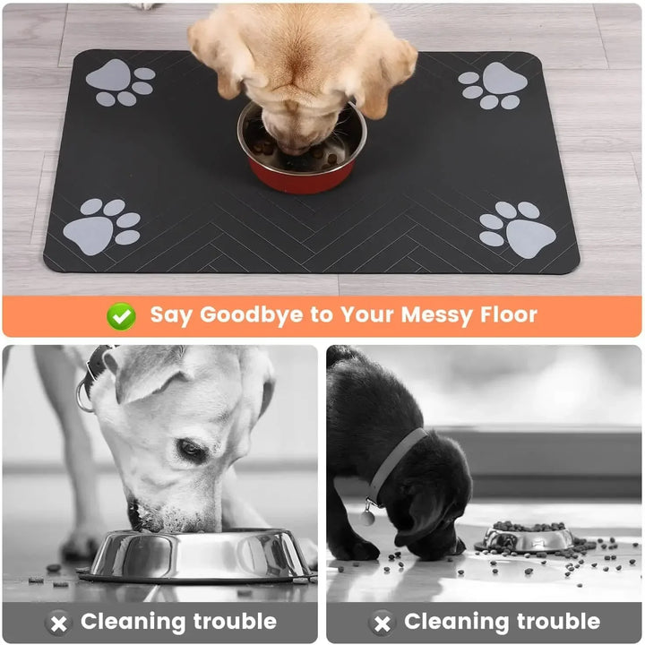 Impeccable Feeding for Your Pet: Absorbent and Waterproof Mat